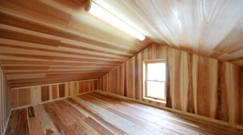 屋根裏・ロフトを活用した家