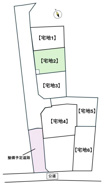 名取市植松1丁目　宅地2