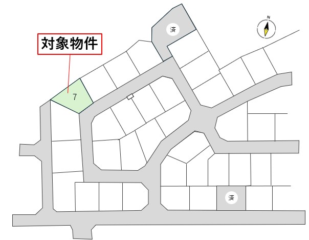 宮城郡利府町神谷沢字広畑　7号地