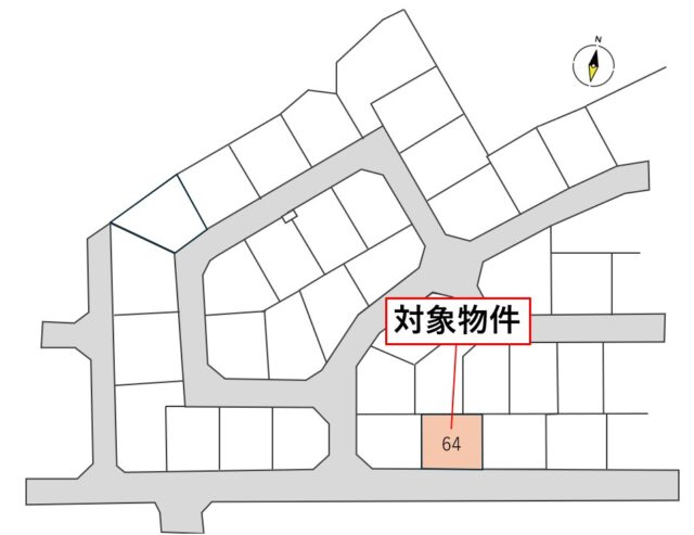 宮城郡利府町神谷沢字広畑　64号地