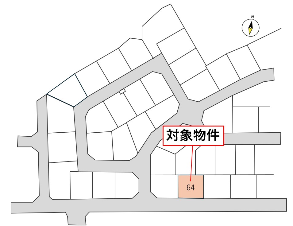 宮城郡利府町神谷沢字広畑　64号地