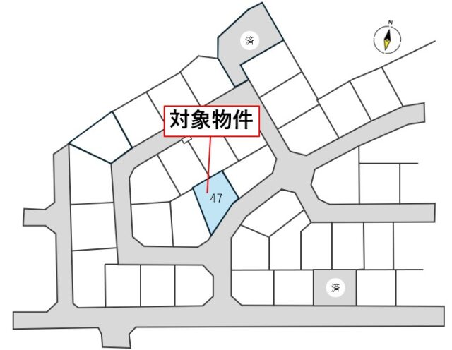 宮城郡利府町神谷沢字広畑　47号地