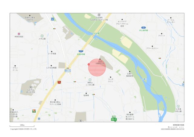予告広告【太白区東郡山2丁目】