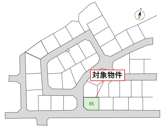 宮城郡利府町神谷沢字広畑　65号地