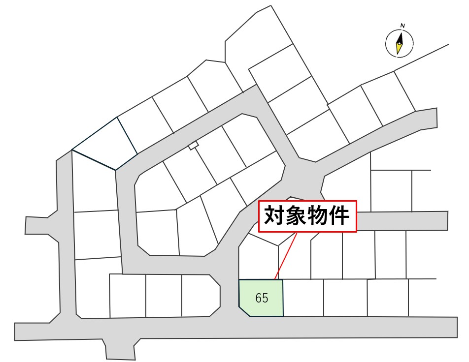 宮城郡利府町神谷沢字広畑　65号地