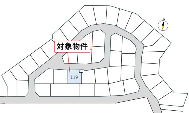 宮城郡利府町神谷沢字広畑　119号地