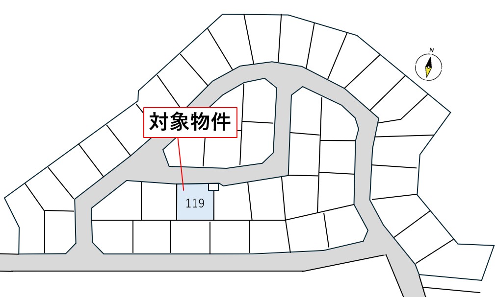 宮城郡利府町神谷沢字広畑 119号地