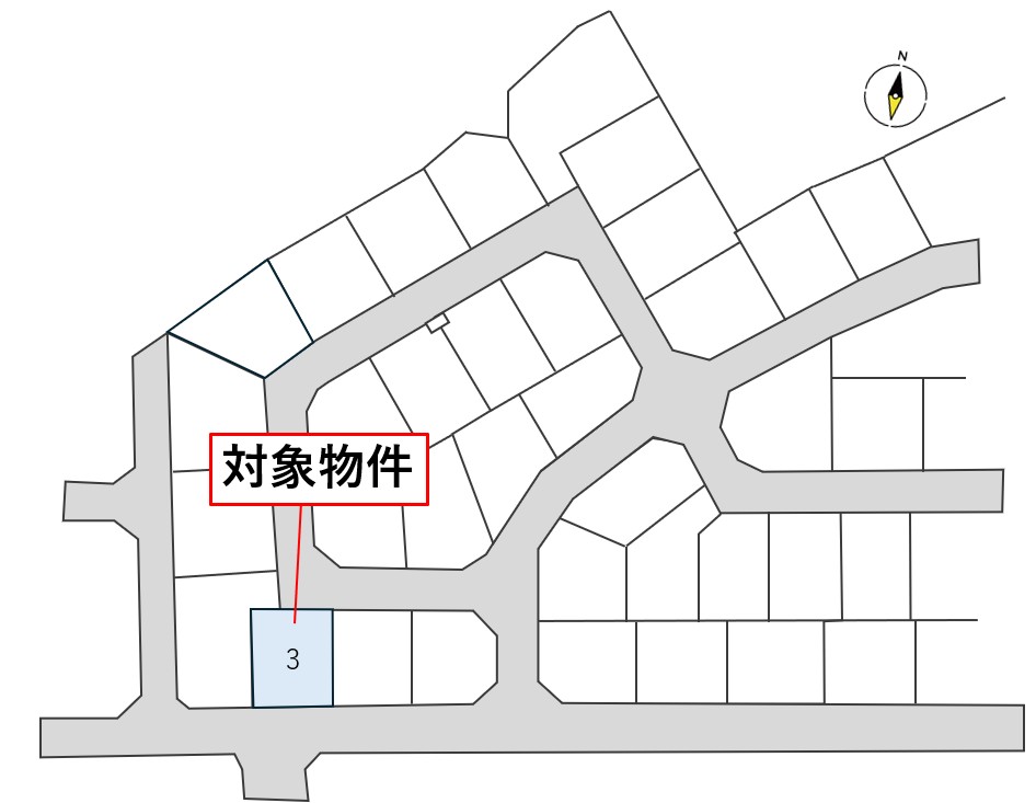 宮城郡利府町神谷沢字広畑　3号地