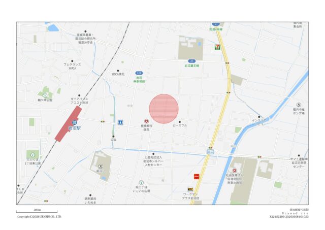 予告広告【岩沼市桜４丁目】